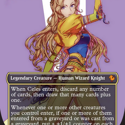 Celes, Rune Knight (FIC-201) - Commander: FINAL FANTASY (Borderless)