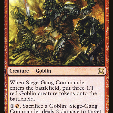 Siege-Gang Commander (EMA-147) - Eternal Masters Foil