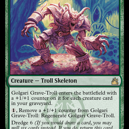 Golgari Grave-Troll (RVR-144) - Ravnica Remastered