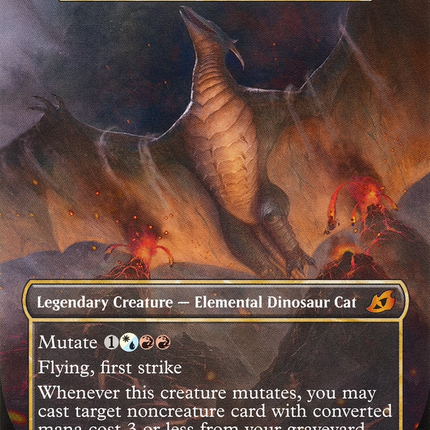 Vadrok, Apex of Thunder (IKO-383) - Ikoria: Lair of Behemoths / Rodan, Titan of Winged Fury (Borderless) Foil