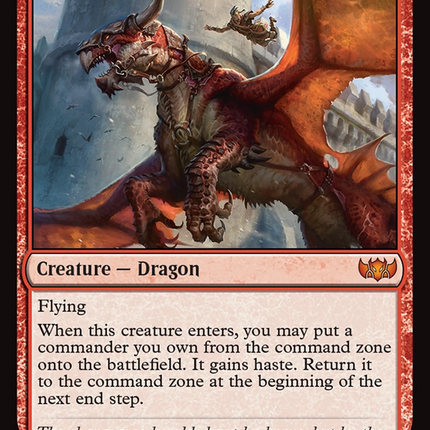 Hellkite Courser (TDC-218) - Commander: Tarkir: Dragonstorm