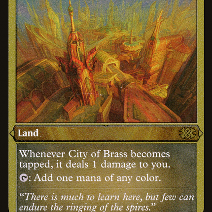 City of Brass (Foil Etched) (2X2-570) - Double Masters 2022 Foil