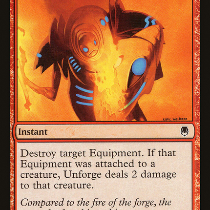 Unforge (DST-071) - Darksteel Foil
