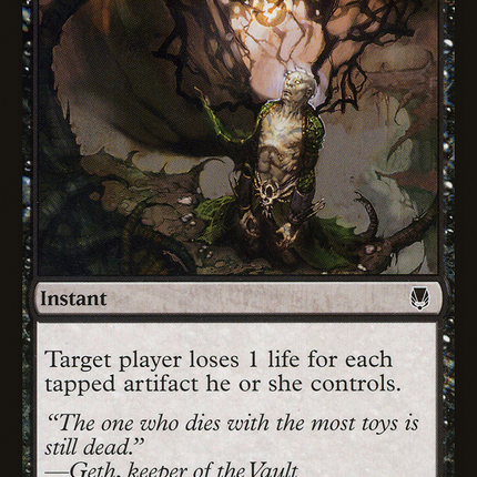 Burden of Greed (DST-038) - Darksteel Foil