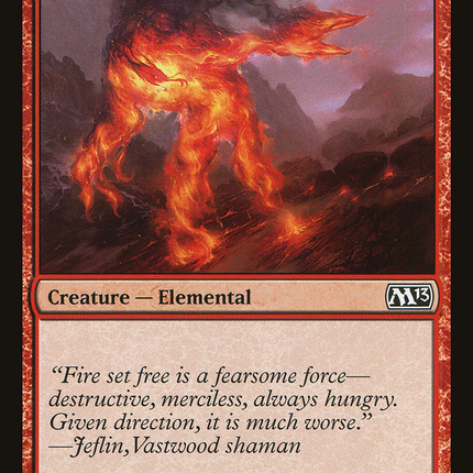 Fire Elemental (M13-130) - Magic 2013 Foil