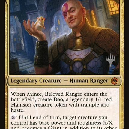 Minsc, Beloved Ranger (PPAFR-227) - Adventures in the Forgotten Realms Promos Foil