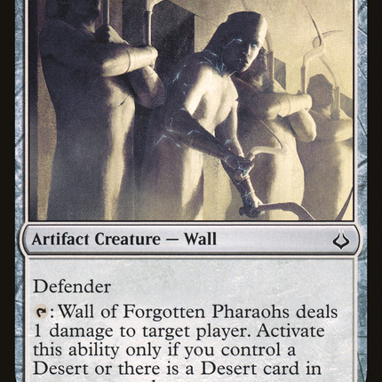 Wall of Forgotten Pharaohs (HOU-168) - Hour of Devastation Foil