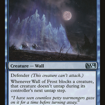 Wall of Frost (M14-078) - Magic 2014 Foil