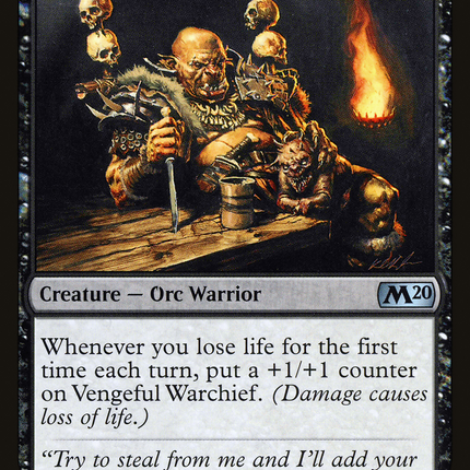 Vengeful Warchief (M20-121) - Core Set 2020 Foil