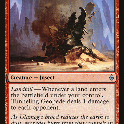 Tunneling Geopede (BFZ-158) - Battle for Zendikar Foil