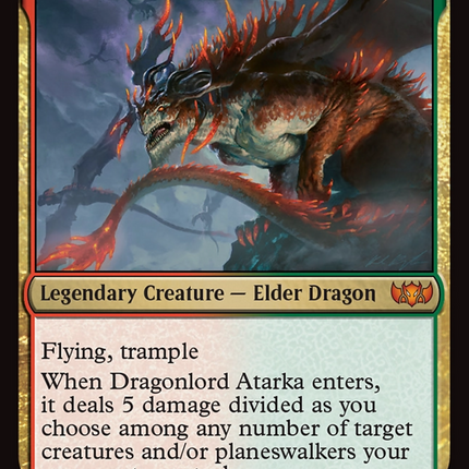Dragonlord Atarka (TDC-285) - Commander: Tarkir: Dragonstorm