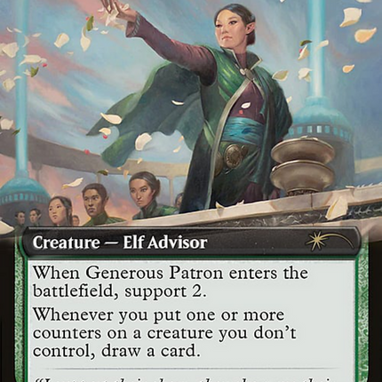 Generous Patron (SLD-768) - Secret Lair Drop: (Extended Art) Foil
