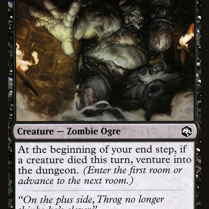Zombie Ogre (AFR-129) - Adventures in the Forgotten Realms Foil