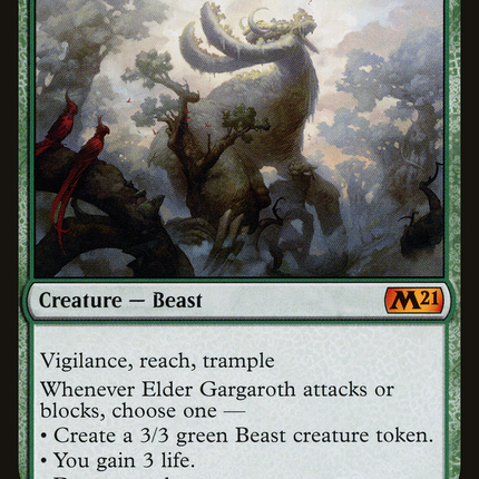 Elder Gargaroth (M21-179) - Core Set 2021 Foil