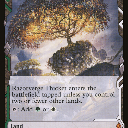 Razorverge Thicket (ZNE-015) - Zendikar Rising Expeditions Foil