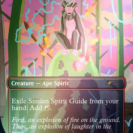 Simian Spirit Guide (SLD-1548) - Secret Lair Drop (Borderless) Foil