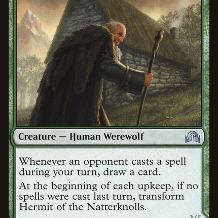 Hermit of the Natterknolls // Lone Wolf of the Natterknolls (SOI-209) - Shadows over Innistrad: (Double Faced Transform) Foil