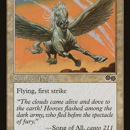 Pegasus Charger (USG-030) - Urza's Saga