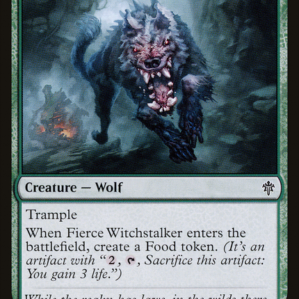 Fierce Witchstalker (ELD-154) - Throne of Eldraine