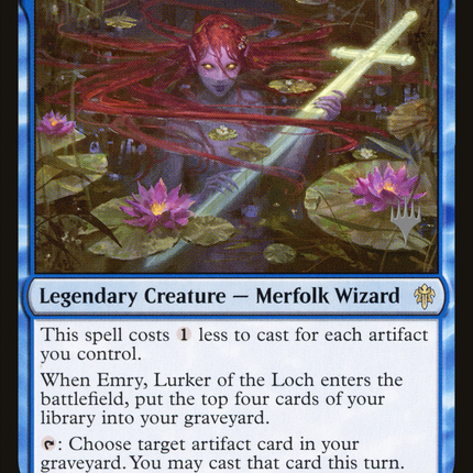 Emry, Lurker of the Loch (PPELD-043) - Throne of Eldraine Promos Foil