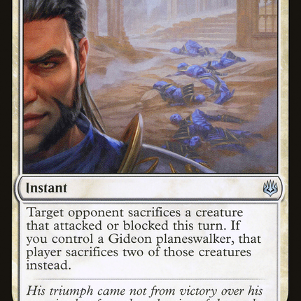 Gideon's Triumph (WAR-015) - War of the Spark Foil