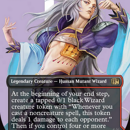Kuja, Genome Sorcerer // Trance Kuja, Fate Defied (FIN-544) - FINAL FANTASY (Borderless) Foil