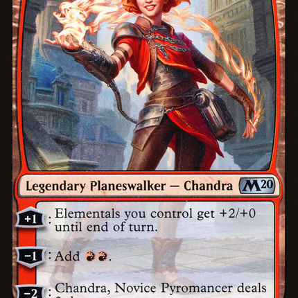 Chandra, Novice Pyromancer (M20-128) - Core Set 2020 Foil