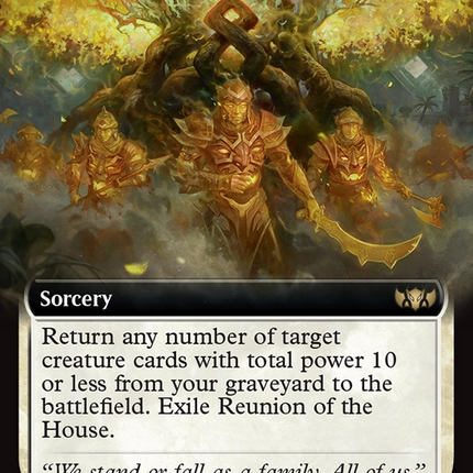 Reunion of the House (TDC-055) - Commander: Tarkir: Dragonstorm: (Extended Art)