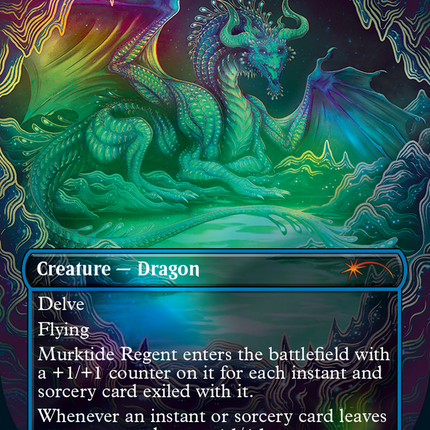 Murktide Regent (SLP-017) - Secret Lair Showdown (Borderless) Foil
