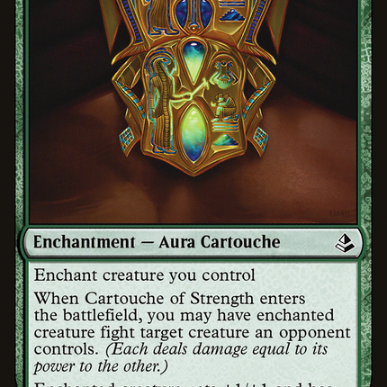 Cartouche of Strength (AKH-158) - Amonkhet Foil