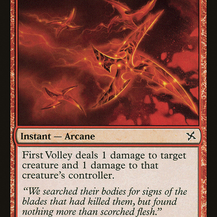 First Volley (BOK-100) - Betrayers of Kamigawa Foil