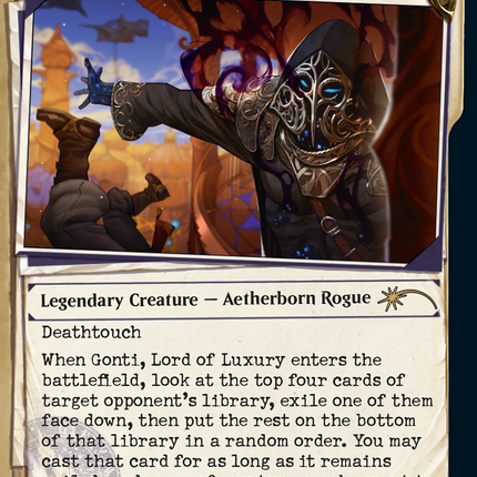 Gonti, Lord of Luxury (SLD-1566) - Secret Lair Drop: (Showcase)