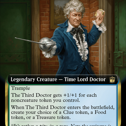 The Third Doctor (WHO-447) - Doctor Who: (Extended Art) Foil