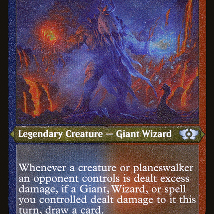 Aegar, the Freezing Flame (Foil Etched) (MUL-096) - Multiverse Legends Foil