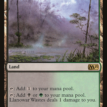 Llanowar Wastes (M15-244) - Magic 2015