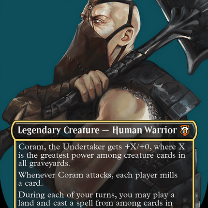 Coram, the Undertaker (M3C-138) - Modern Horizons 3 Commander (Borderless) Foil