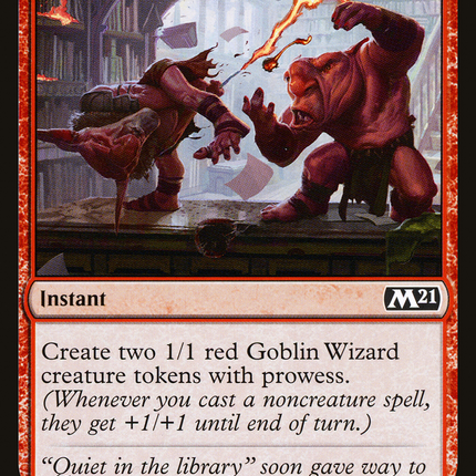 Goblin Wizardry (M21-148) - Core Set 2021 Foil