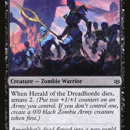 Herald of the Dreadhorde (WAR-093) - War of the Spark Foil