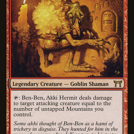 Ben-Ben, Akki Hermit (CHK-157) - Champions of Kamigawa Foil