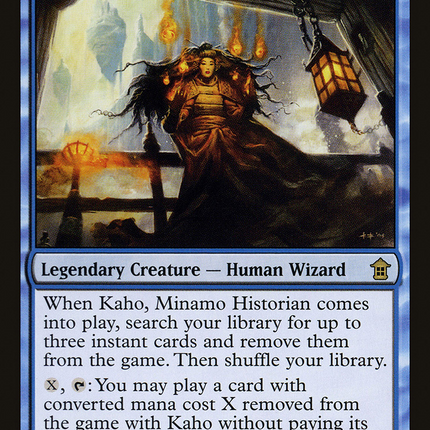 Kaho, Minamo Historian (SOK-041) - Saviors of Kamigawa