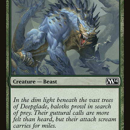 Rumbling Baloth (M14-193) - Magic 2014 Foil