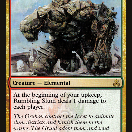 Rumbling Slum (GPT-126) - Guildpact Foil