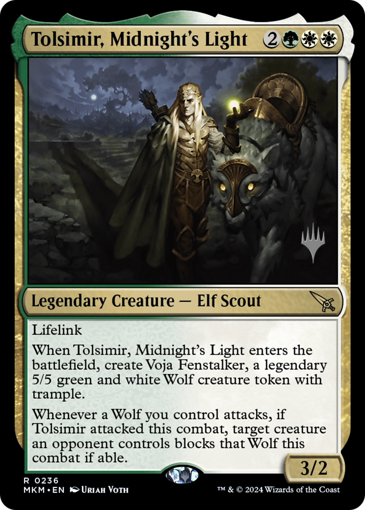 Tolsimir, Midnight's Light (PPMKM-236) - Murders at Karlov Manor Promos Foil
