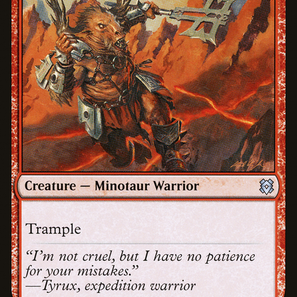 Akoum Warrior // Akoum Teeth (ZNR-134) - Zendikar Rising