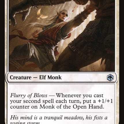 Monk of the Open Hand (AFR-025) - Adventures in the Forgotten Realms Foil