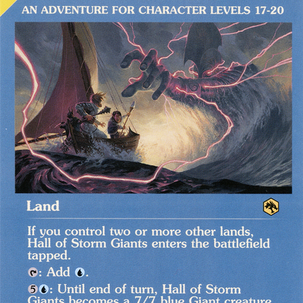 Hall of Storm Giants (AFR-354) - Adventures in the Forgotten Realms: (Showcase)