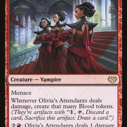 Olivia's Attendants (VOW-172) - Innistrad: Crimson Vow Foil
