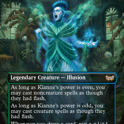 Kianne, Corrupted Memory (DSC-002) - Duskmourn: House of Horror Commander (Borderless)