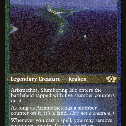 Arixmethes, Slumbering Isle (Foil Etched) (MUL-097) - Multiverse Legends Foil