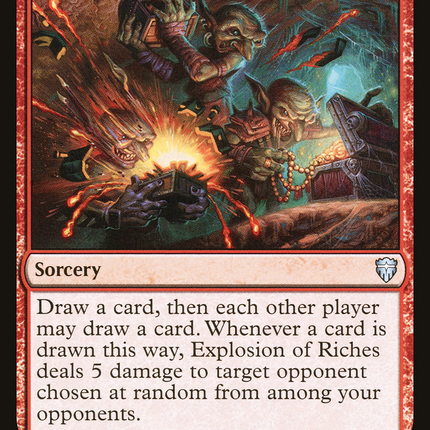 Explosion of Riches (CMR-176) - Commander Legends